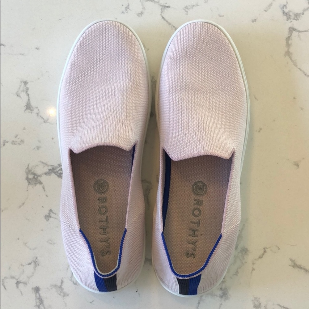 Size 10.5 Rothys Pink sneakers